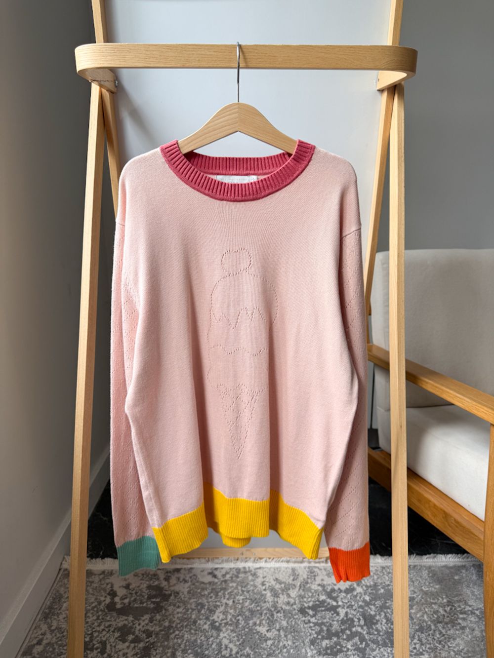 Хлопковый джемпер Stella McCartney, 152