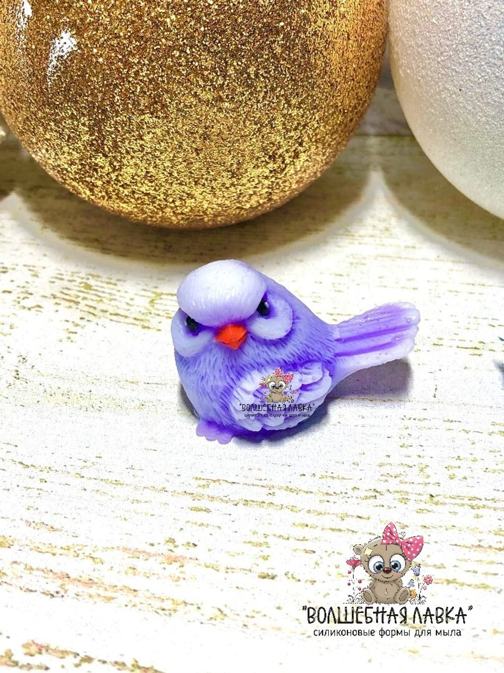 Силиконовая форма Птичка