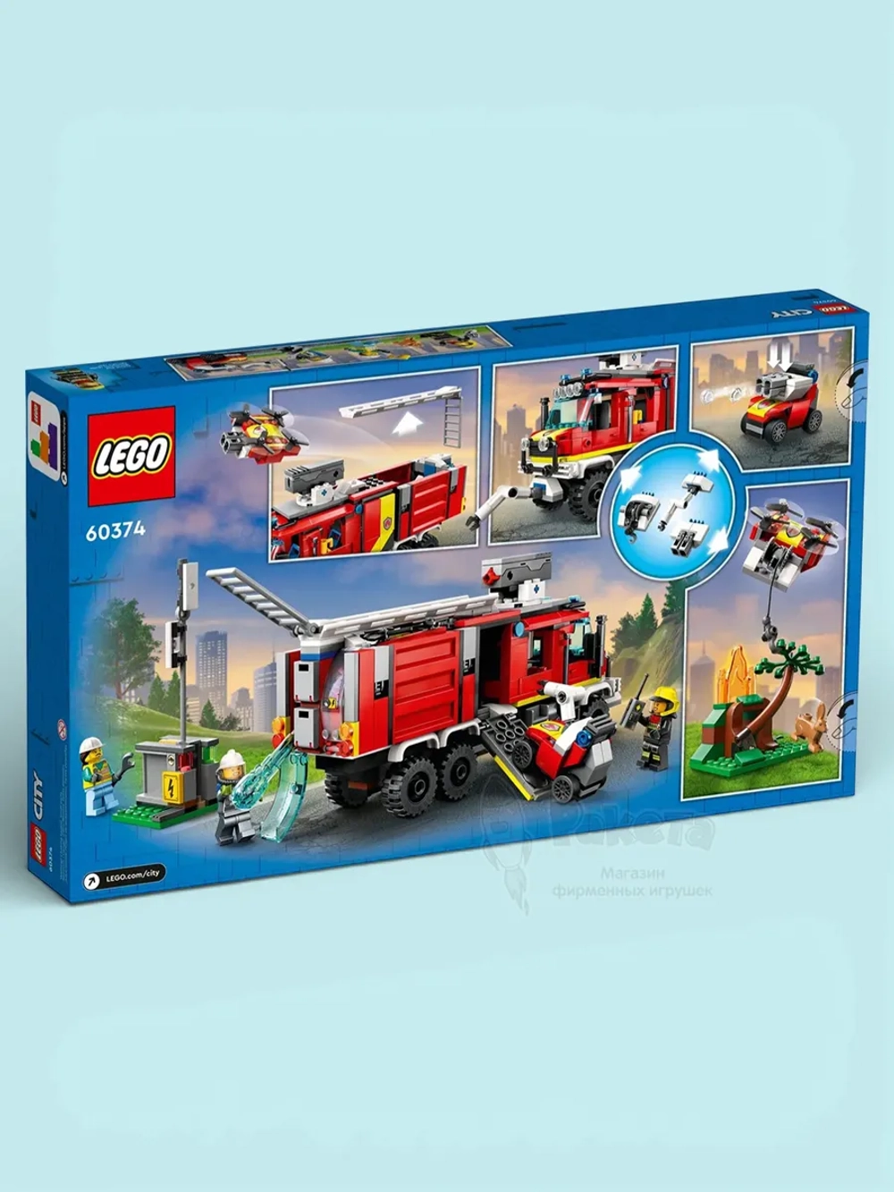 Лего Сити Город Машина пожарного расчета 60374