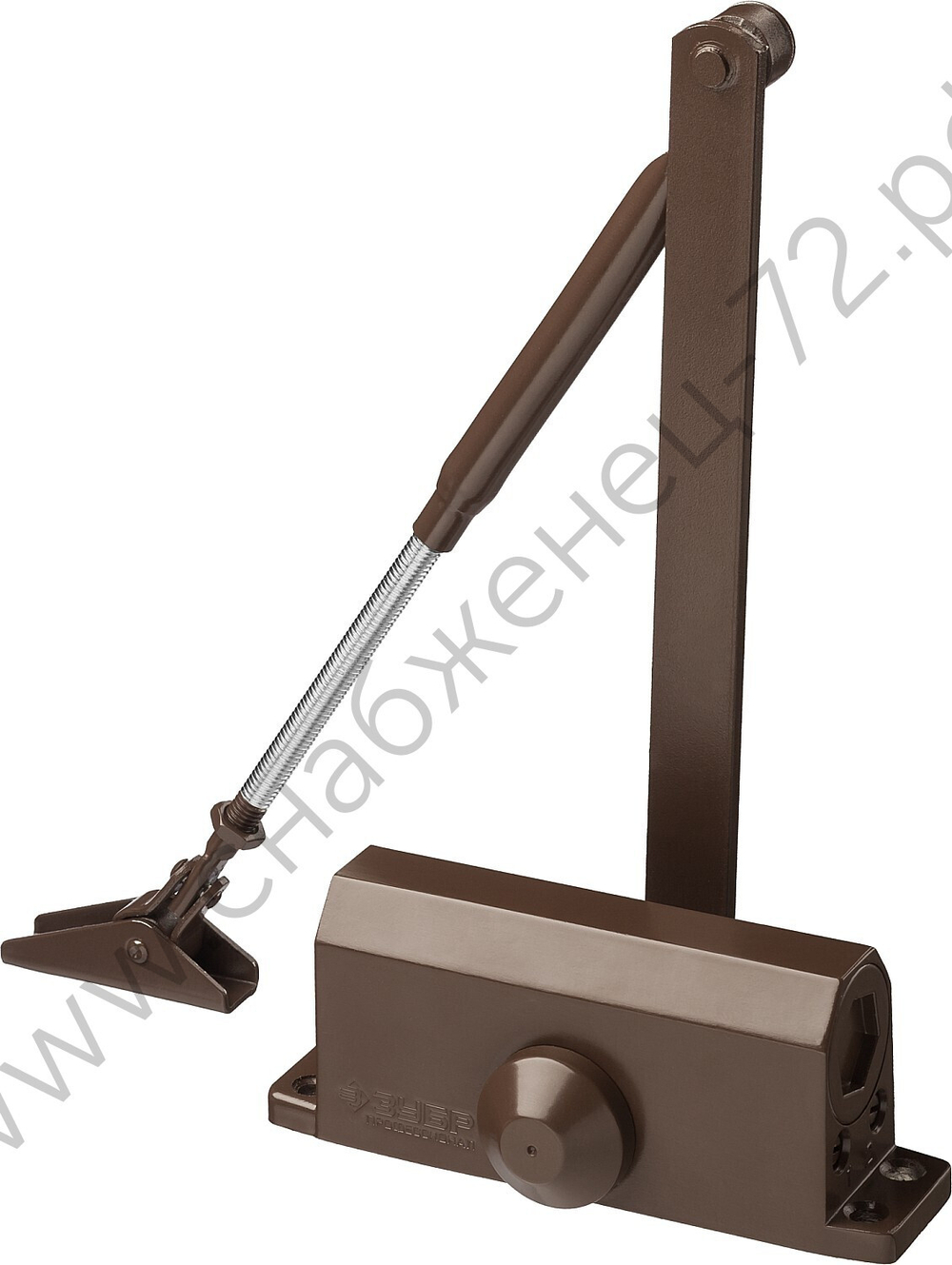 ЗУБР до 80 кг, цвет коричневый, дверной доводчик, Профессионал (37912-80)
