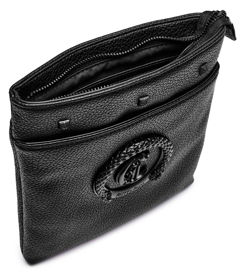 Кожаная сумка кросс-боди Just Cavalli - черный(77QA4B43ZSA19)