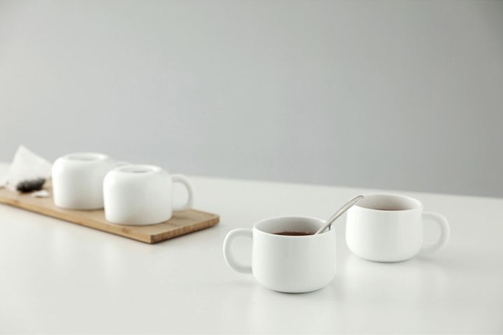 Набор кружек 4шт 0.26л Viva Scandinavia Isabella белые