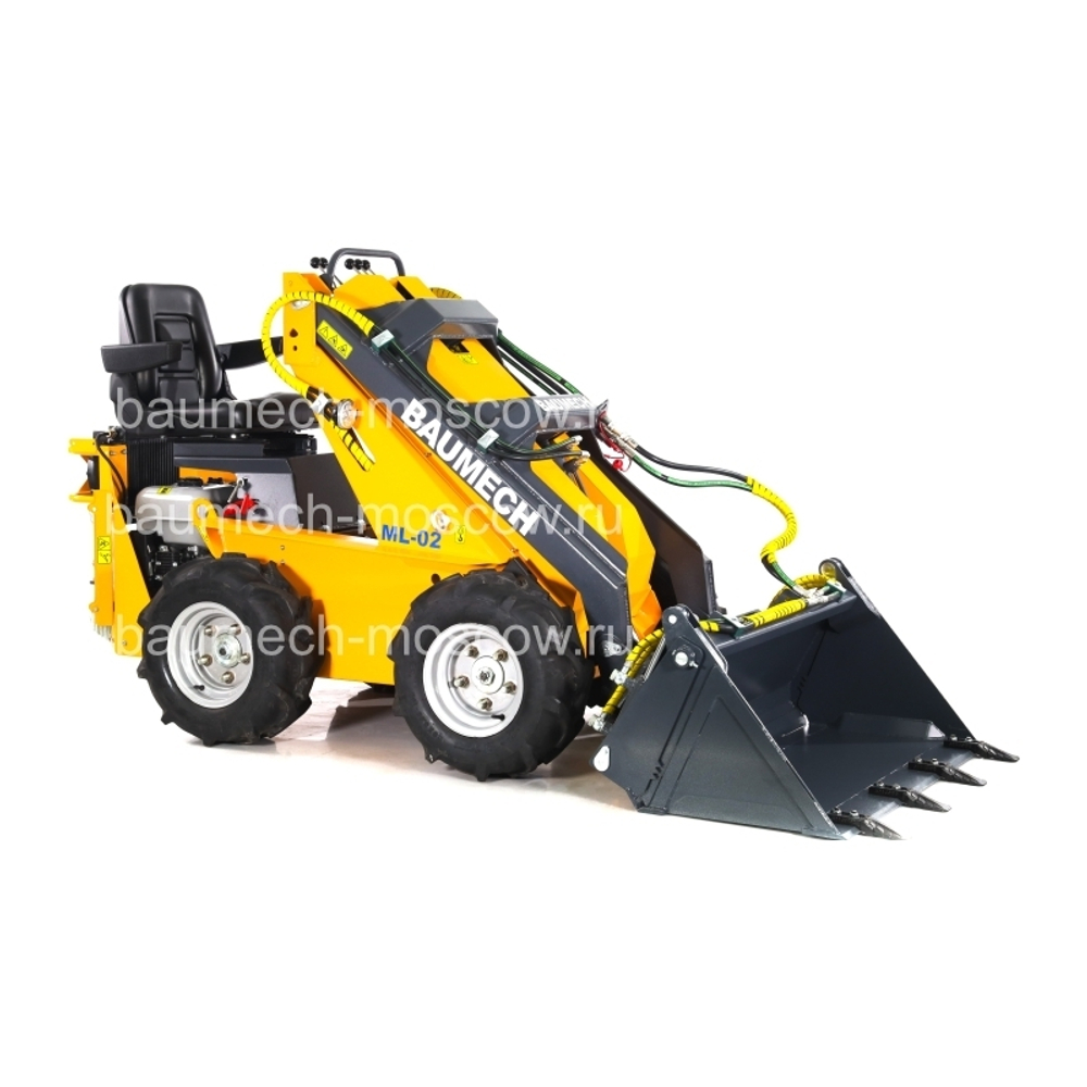 Baumech ML-02 Ковш челюстной 4 в 1, 110см, объём 130л с зубьями