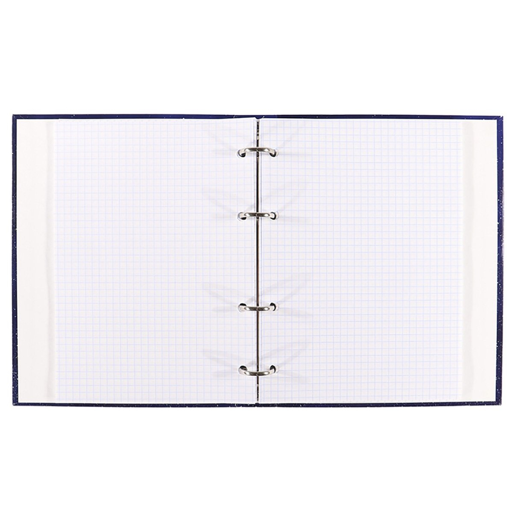 Тетрадь 80л., А5, клетка, Проф-Пресс "Единорог и космос", кольца