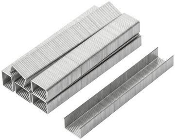 Скобы для степлера закаленные 11,3 мм х 0,7 мм, (узкие тип 53)  8 мм, 1000 шт.