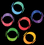 Магнитная мозаика Цветная спираль