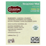 Celestial Seasonings, травяной чай, убаюкивающая мята, без кофеина, 20 чайных пакетиков, 29 г (1,0 унции)