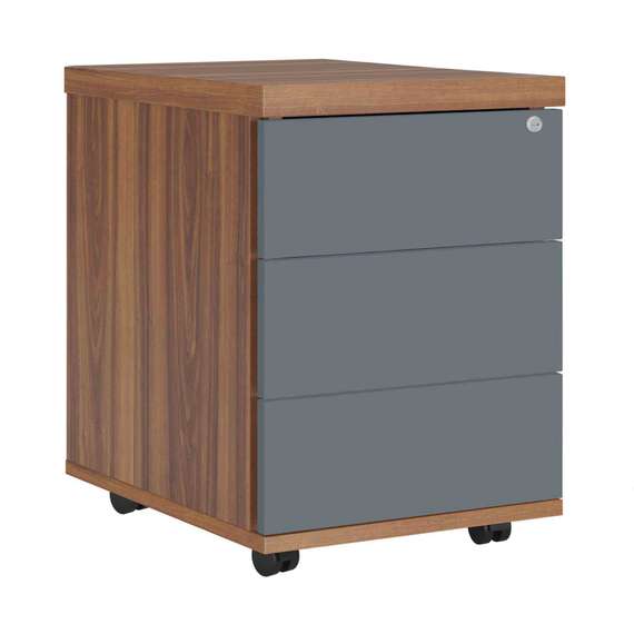 Тумба подкатная с 3 ящиками Zion