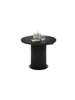 Стол кухонный Стекло глянцевое мрамор 100(135)х100х76 см