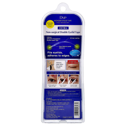 D-UP, Wonder, повязка для век, экстра, прозрачная, 120 шт.