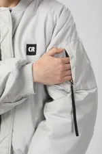 Бомбер CODERED Зимний Bomber Wide Пепельно-Светлая