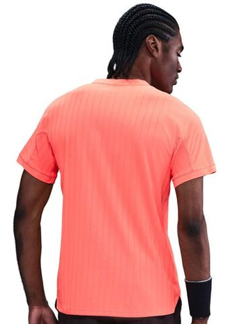 Мужская теннисная футболка Nike Court Slam Dri-Fit Advantage - bright mango