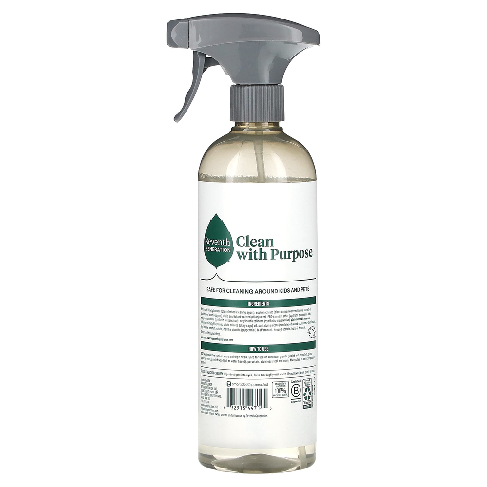 Seventh Generation, Универсальное очищающее средство, Fresh Morning Meadow, 680 мл (23 жидк. унц.)