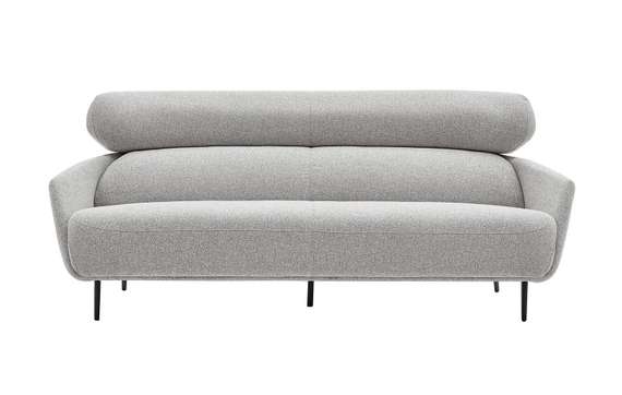 Трехместный диван Forge серый