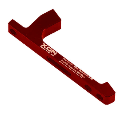 Адаптер красный для дискового тормоза XON PM-PM, для ротора передн или задн 203мм.
