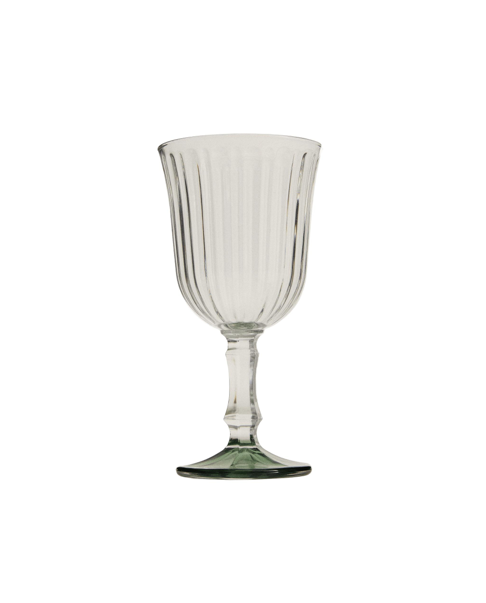 Zara Home бокал из стекла, цвет зелёный, 15.9 см