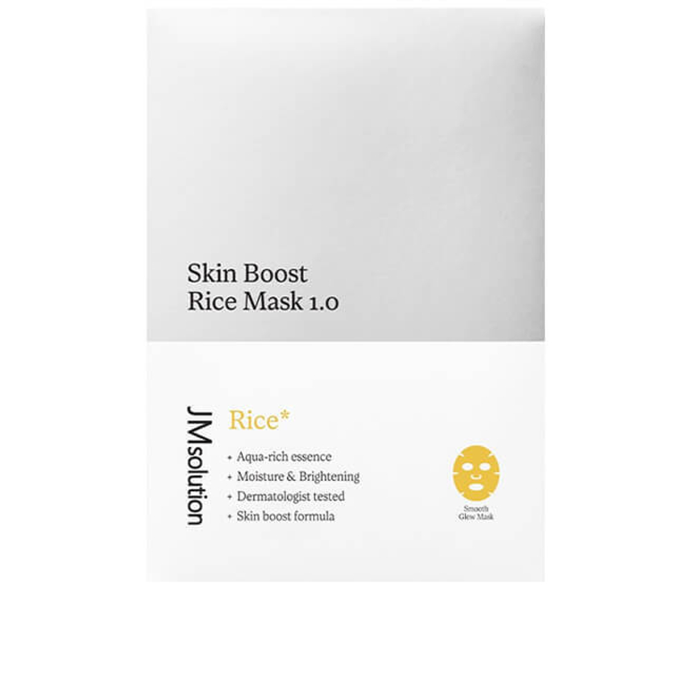 JMsolution Тканевая маска с рисом для укрепления и питания кожи SKIN BOOST RICE MASK 1.0 30 мл