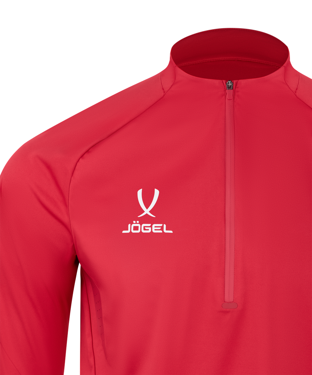 Джемпер ветрозащитный JÖGEL PREMIER PerFormPROOF 1/4 Zip Wind Top, красный