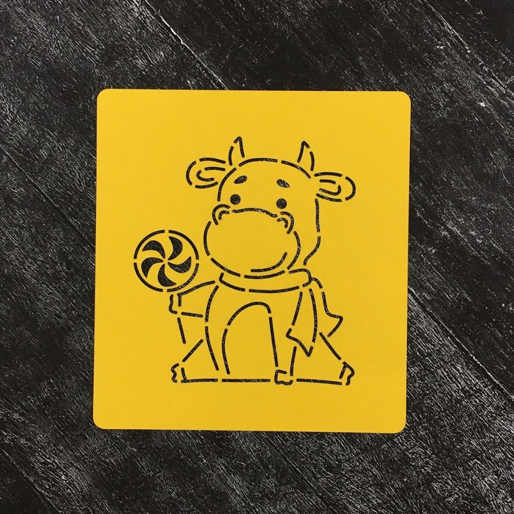 Бык №66 с леденцом