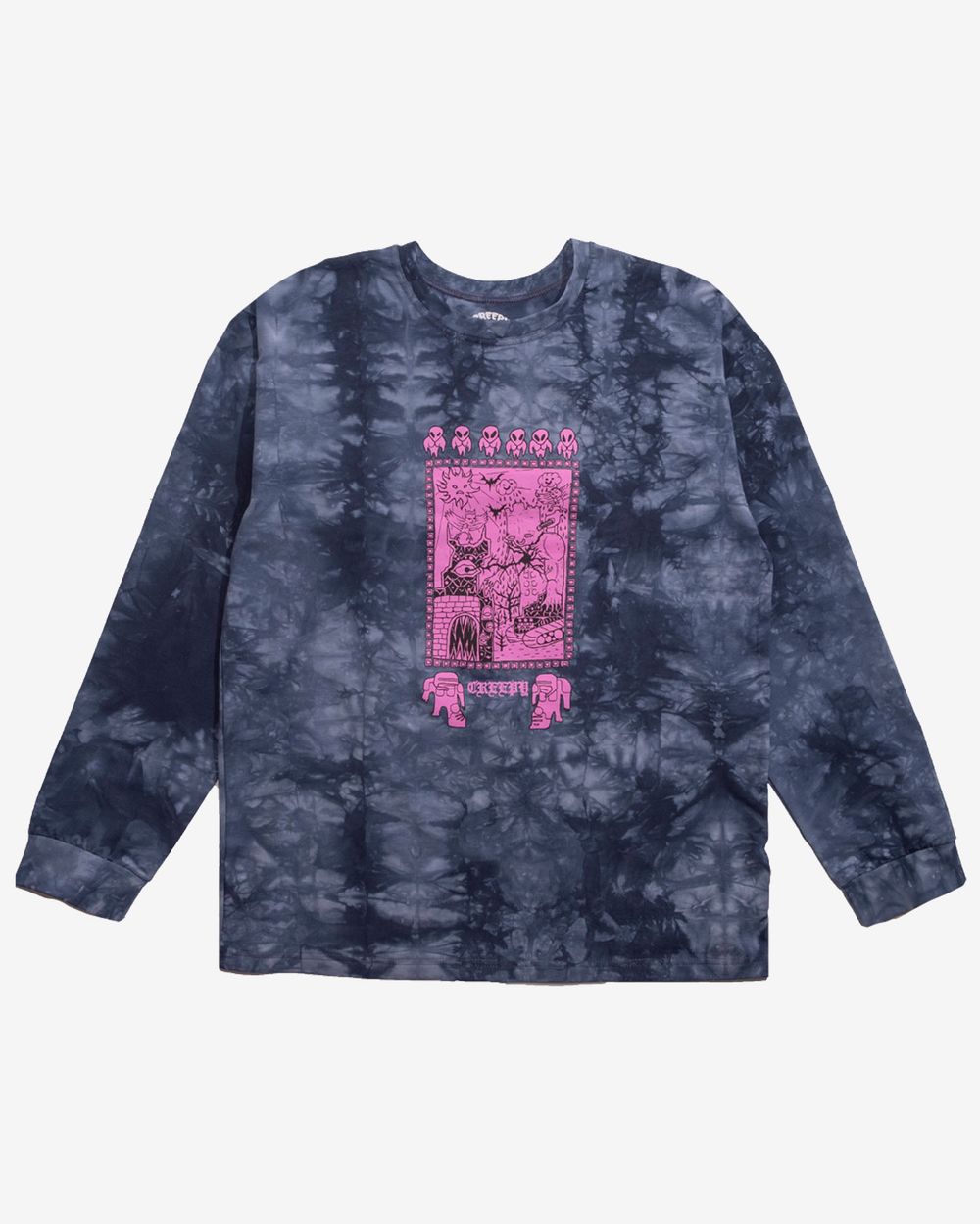 Лонгслив Creepy Clothing Замок TD Серый