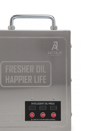 AKITAJP AKJP-200 – надежный электрический маслопресс из нержавейки