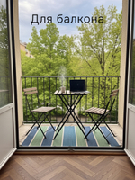 Стол раскладной 55х54х73, и 2 стула 39х28х79, Тэрно, кухонный, садовая мебель комплект, деревянные, венге