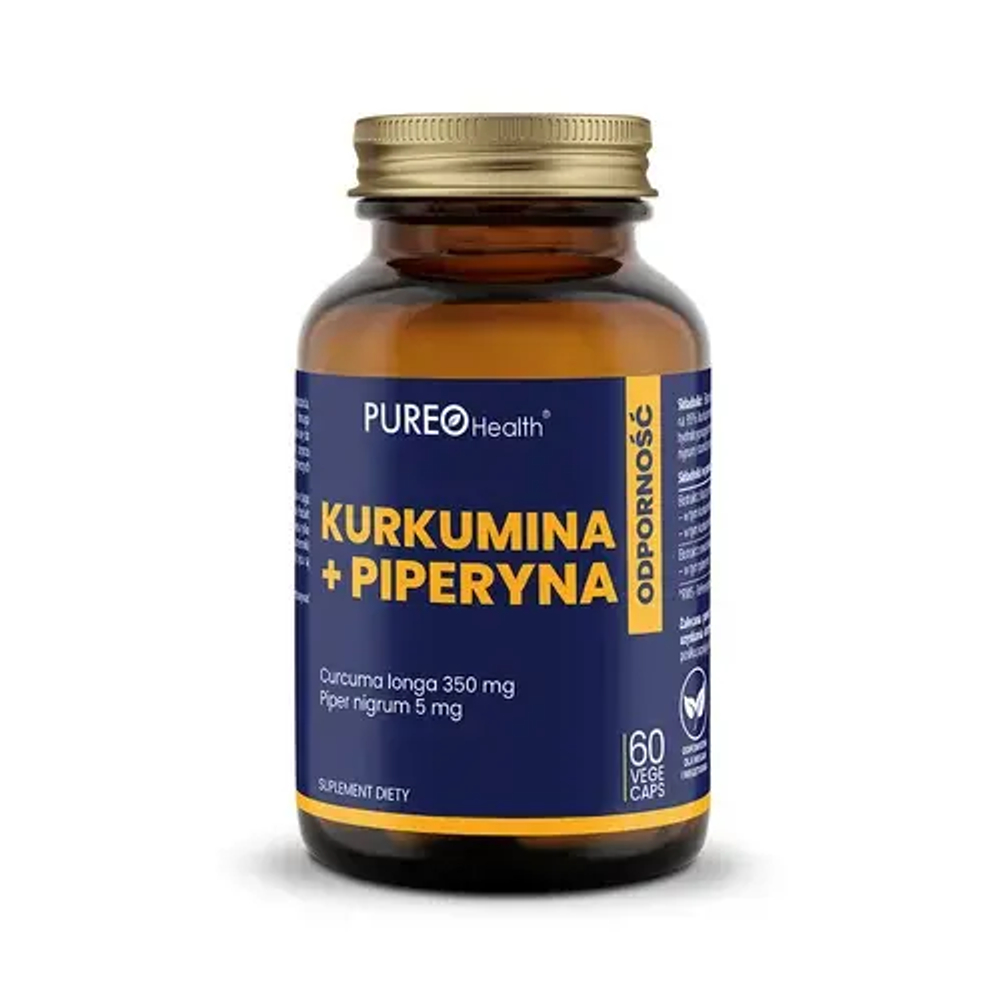 Pureo Health - куркумин + пиперин, 60 капсул