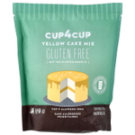 Cup4Cup, смесь для желтого торта, без глютена, 600 г (1,31 фунта)