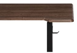 Компьютерный стол Маркос с механизмом подъема 120х75х75 черный / кантри орех