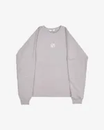 Толстовка One Two Raglan Sweatshirt Logo Opal Grey