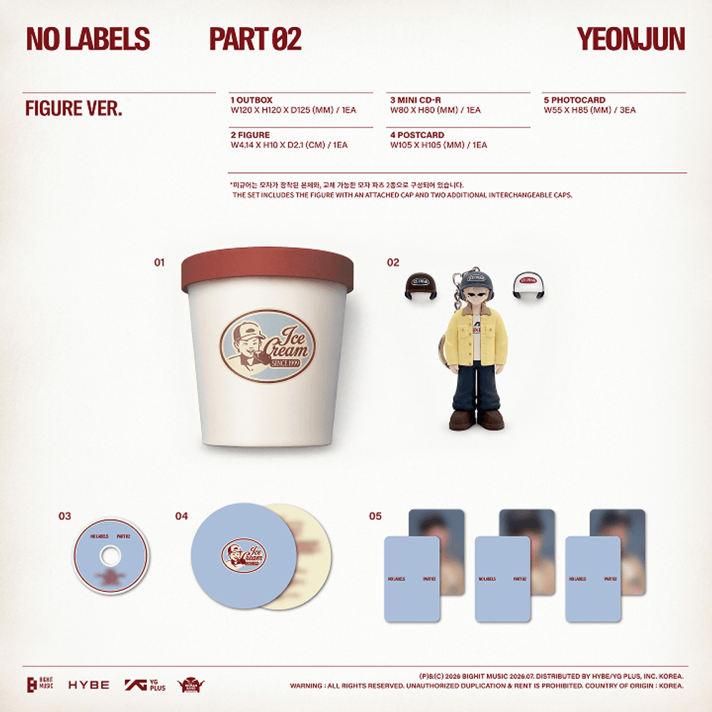 Альбом YEONJUN - NO LABELS: PART 02 [Figure Ver.]
