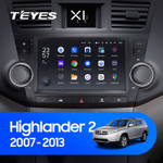 Teyes X1 9" для Toyota Highlander 2007-2013