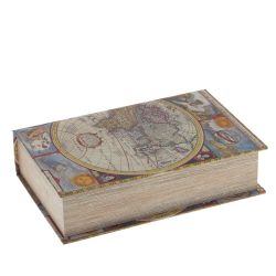 GAEM Шкатулка-книга с замком, L18 W7 H27 см