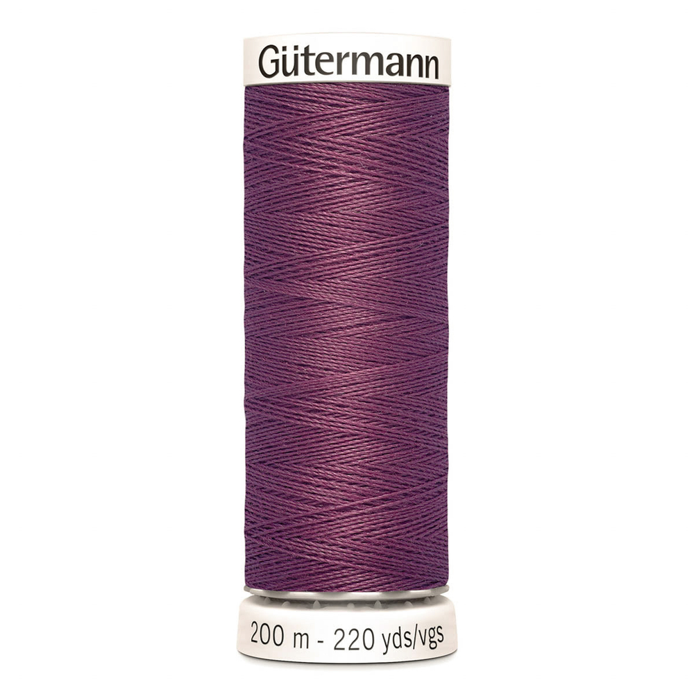 01 Нить Sew-All 100/200 м для всех материалов, 100% полиэстер Gutermann 748277 (259 т.сиренево-розовый)
