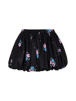 Юбка-шорты "Marshmallow Rose", черный