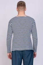 Тельняшка  сувенирная мужская (темно-синие полосы)