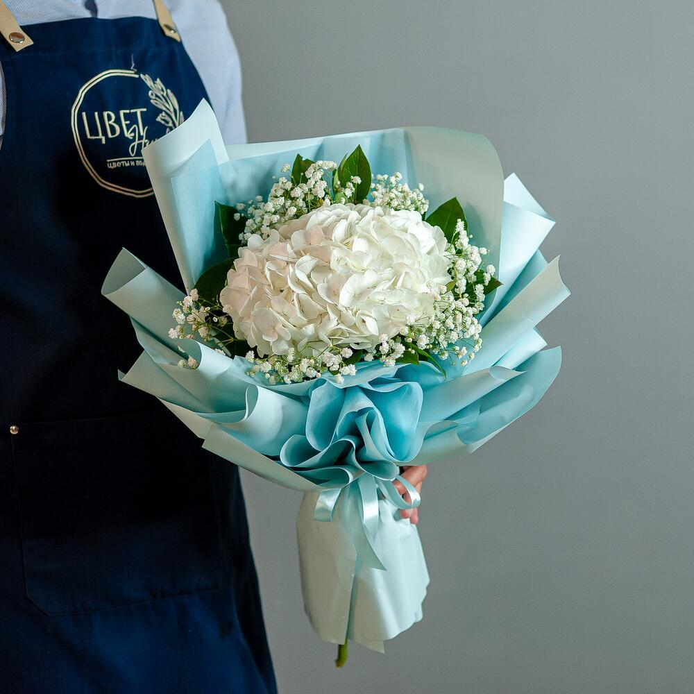 Комплимент с гортензией