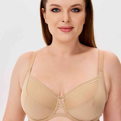 Бюстгальтер Мягкая чашка Обжаренный миндаль Беларусь