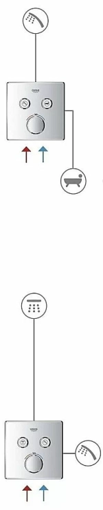 Термостат для душа Grohe Grohtherm SmartControl 29119000