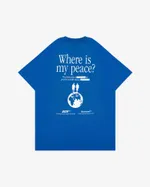 Футболка AFK by Scrrreen Where is my peace Синяя