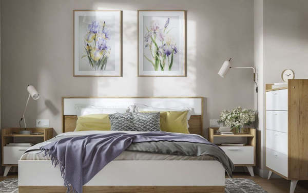 КРОВАТЬ ИРИС 160*200 МОДУЛЬНАЯ КОЛЛЕКЦИЯ