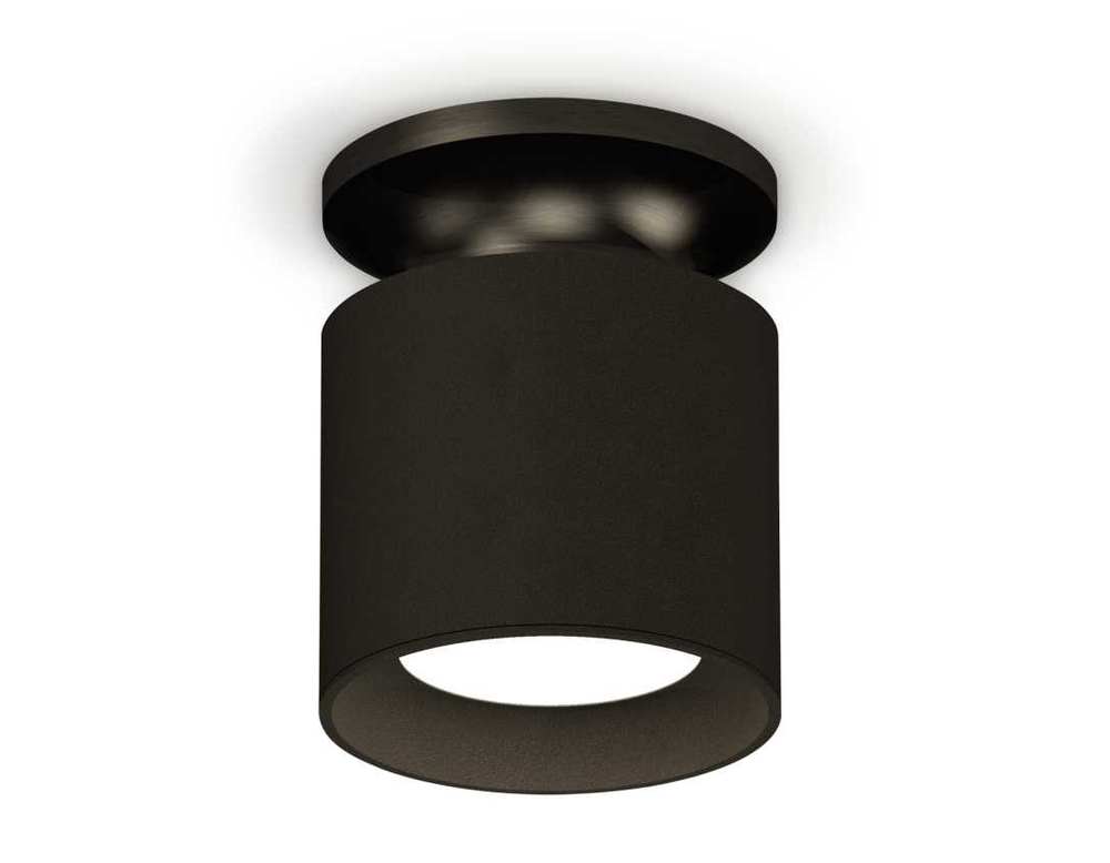 Комплект накладного светильника Ambrella light Techno Spot XS7402063 SBK/PBK черный песок/черный полированный (N7926, C7402, N7021)