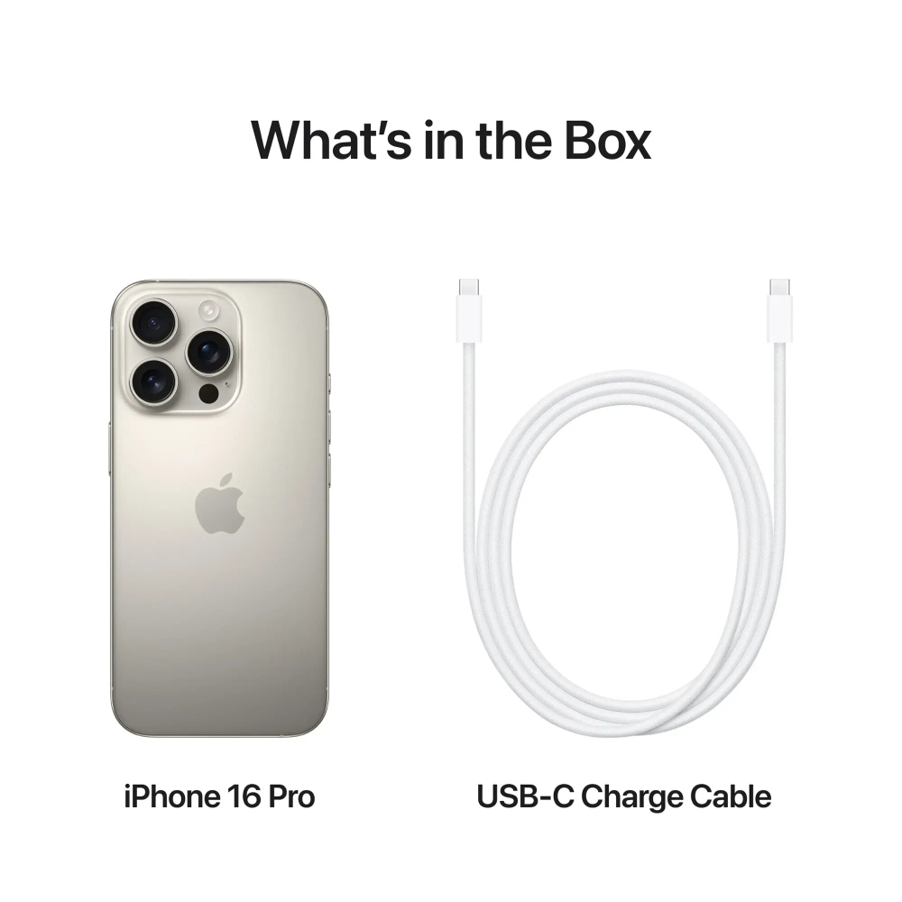 Смартфон Apple iPhone 16 Pro 256Gb Natural Titanium (титан) (eSIM)