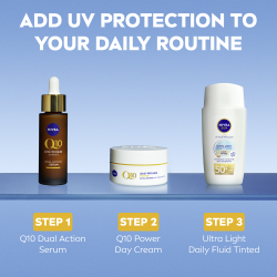 NIVEA SUN Ultra Light - Легкий тонирующий флюид SPF 50+ оттенок Light, 40 ml