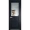 Межкомнатная дверь эмаль Profil Doors 1.5.2PM нэви блу остеклённая