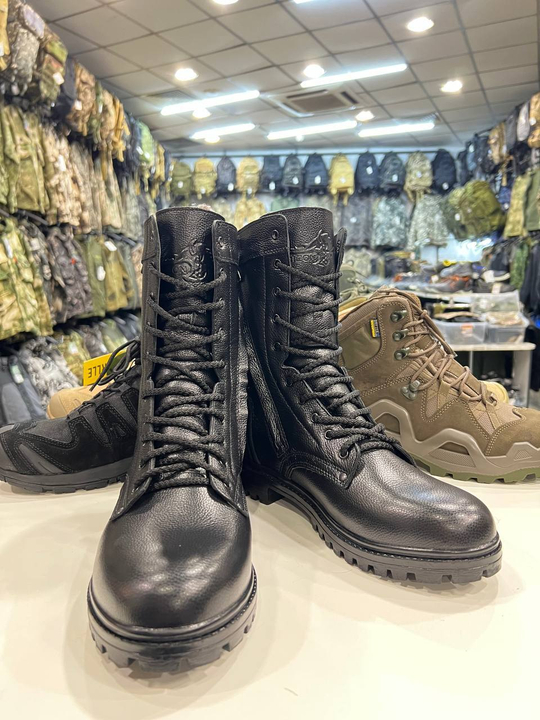 Берцы зимние Трек "Bizon" ТК-15, кожа хромовая, мех