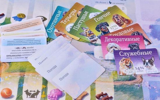 Настольная игра Прогулки с собаками