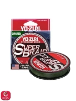 Плетеный шнур для рыбалки Yo-Zuri PE Super Braid 150yd, 135 м, Dark Green, 20Lbs (0.23мм)