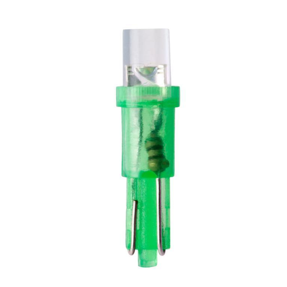 Светодиод 12V T 5   CONE Green МАЯК ( без патрона) 12T5-G