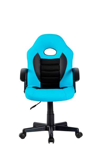 Офисное кресло Chairman CH111 экокожа, голубо-черный